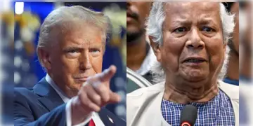 Read more about - Bangladesh-Trump | আরও অর্থ সংকটে ইউনূসের বাংলাদেশ! ত্রাণ দেওয়া বন্ধ করার ঘোষণা করলো ট্রাম্প সরকার