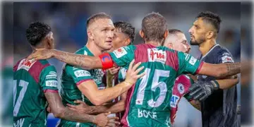 Read more about - ACL 2-Mohun Bagan | একটি ম্যাচ না খেলার জন্য মোহনবাগানকে আর বাকি ম্যাচ খেলতে দেওয়া হচ্ছে না এসিএল ২তে