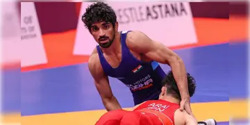 Read more about - Paris Olympic 2024 | পুরুষদের ৫৭ কেজি ফ্রিস্টাইল ক্যাটেগরির সেমিতে আমন শেরাওয়াত! মহিলাদের বিভাগে ছিটকে গেলেন অংশু
