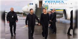 Read more about - Zelenskyy | টেকঅফের সময়ে হঠাৎ বিমানের কাছে ড্রোন, সংঘর্ষের হাত থেকে রক্ষা পেল জ়েলেনস্কির বিমান!