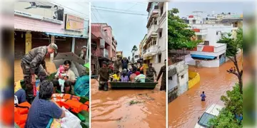 Read more about - Cyclone Fengal | গত ৩০ বছরে সর্বোচ্চ বৃষ্টি! ঘূর্ণিঝড় ফেঙ্গালের প্রভাবে বন্যা পরিস্থিতি পুদুচেরিতে