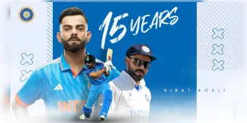 Read more about - Virat Kohli | 'বিরাট পর্ব' ! আন্তর্জাতিক ক্রিকেটে ১৫ বছর পূর্ণ কিং কোহলির!