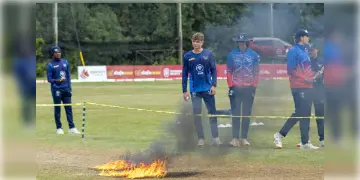 Read more about - ICC Men's Cricket World Cup | পিচ শুকোতে আন্তর্জাতিক ODI-এর ক্রিকেট মাঠে আগুন জ্বাললো কতৃপক্ষ