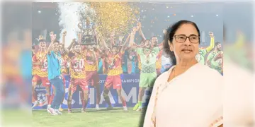 Read more about - Santosh Trophy । খরা কাটিয়ে বাংলায় এসেছে সন্তোষ ট্রফি, দলের ফুটবলারদের সরকারি চাকরি দেওয়ার ঘোষণা মুখ্যমন্ত্রীর