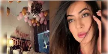 Read more about - ৪৫-এ পা সুস্মিতা ! ঘরভর্তি বেলুন, জন্মদিনে তাঁকে ভালবাসায় ভরিয়ে দিলেন সুস্মিতার মা ও ২ কন্যা।