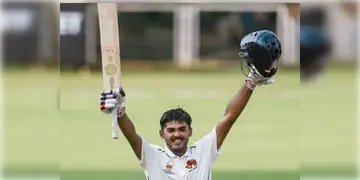 Read more about - Vijay Hazare Trophy | বিজয় হাজারেতে জ্বলজ্বল করছে নতুন তারকা আয়ুষ মাত্রে, জয়সওয়ালের রেকর্ড ভাঙলো তরুণ