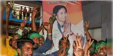 Read more about - Panchayat Election | পঞ্চায়েতে সবুজ ঝড়! ২০টি জেলা পরিষদই তৃণমূলের! ভোটে মৃতদের পরিবারকে চাকরি-সহ ক্ষতিপূরণ!