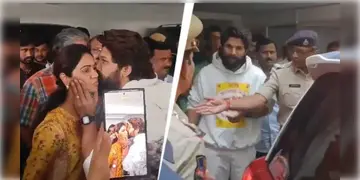 Read more about - Allu Arjun | ১৪ দিনের জেল হেফাজতে আল্লু অর্জুন! গ্রেফতারের আগে স্ত্রীর গালে চুম্বন খেলেন 'পুষ্পা'