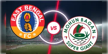 Read more about - East Bengal-Mohun Bagan | গুয়াহাটিতে ডার্বি আগেই মোহনবাগানের কাছে ২-১ গোলে পরাজিত ইস্টবেঙ্গল