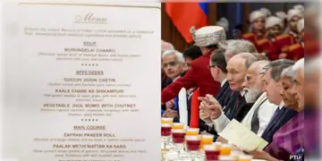 Read more about - Vladimir Putin | ঝোল মোমো থেকে বাদামের হালুয়া, খাঁটি নিরামিষ নৈশভোজ সারলেন পুতিন, মেনুতে কী কী ছিল?