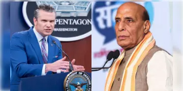 Read more about - India-USA | প্রতিরক্ষা ক্ষেত্রে একে অপরকে আগামী ১০ বছর সহযোগিতা, চুক্তি স্বাক্ষরে সম্মত রাজনাথ-হেগসেথ!