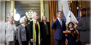 Read more about - Eric Garcetti: ‘সম্মানিত হলাম’, মার্কিন রাষ্ট্রদূত এরিককে শপথ পাঠ করিয়ে বললেন কমলা হ্যারিস