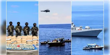 Read more about - Indian Navy | চলছিল সুরক্ষা অভিযান, ভারতীয় নৌবাহিনীর তৎপরতায় আটক ২৫০০কেজি মাদক!