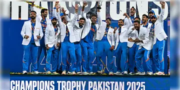 Read more about - BCCI | চ্যাম্পিয়ন্স ট্রফি জয়ী ভারতীয় দলকে ৫৮ কোটি টাকা পুরস্কার দেবে BCCI! কারা কারা পাবেন পুরস্কারের ভাগ?