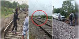 Read more about - Telengana | রেললাইনের ওপর বেপরোয়া গতিতে গাড়ি চালালেন তরুণী! ব্যাহত ট্রেন চলাচল, রুট পরিবর্তন ১০-১৫টি ট্রেনের!