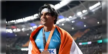 Read more about - Neeraj Chopra । আরও একবার সোনা জয় 'সোনার ছেলের'! প্যারিস অলিম্পিকের আগে নুরমি গেমসের জ্যাভলিনে সোনা জিতলেন নীরজ!