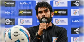 Read more about - Cafa nations cup 2025 | খালিদ জামিলের কোচিংয়ে ‘কাফা নেশন্স কাপ’এ পা ভারতের তরুণ দলের, উন্মুখ ক্রীড়াপ্রেমীরা