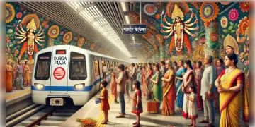 Read more about - Kolkata Metro | মহালয়ার সকালে ৪০টি মেট্রো বাড়ছে ইস্ট-ওয়েস্ট করিডরে! ৮ মিনিটের পরিবর্তে ৬ মিনিটের ব্যবধানে চলবে মেট্রো