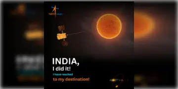 Read more about - Aditya L1 | ফের ইতিহাস গড়লো ইসরো! চন্দ্রযান ৩ এর পর সফলভাবে গন্তব্যস্থলে পৌঁছল আদিত্য এল ১!