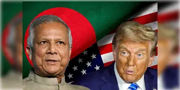 Read more about - Bangladesh Tariff | বাংলাদেশী পণ্যে ট্রাম্পের কোপ! ৩৭ শতাংশ শুল্ক দিতে হবে ইউনুস সরকারকে!
