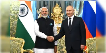 Read more about - Putin in India | বৃহস্পতিতে ভারতে আসছেন পুতিন, মোদির সঙ্গে আলোচনা হবে পাকিস্তানকে সায়েস্তা করা ‘সুদর্শন চক্র’ এস-৪০০ নিয়ে!
