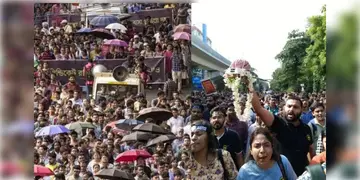 Read more about - RG Kar | ‘মুখ্যমন্ত্রী যে বৈঠকে থাকবেন এরকম কিছু জানানো হয়নি', স্বাস্থ্য ভবনের সামনে আন্দোলনে অনড় জুনিয়র ডাক্তাররা