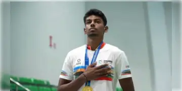 Read more about - Anandkumar Velkumar | প্রথম ভারতীয় হিসেবে বিশ্বচ্যাম্পিয়শিপে জোড়া সোনা! স্পিড স্কেটিংয়ে অনবদ্য আনন্দকুমার