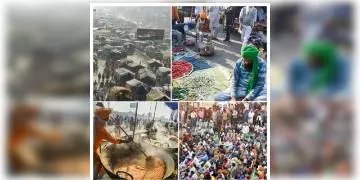 Read more about - দাবি আদায়ের লড়াইয়ে বালিশ, ওষুধ,  ত্রিপল, অ্যাম্বুল্যান্স সঙ্গে দিল্লি অভিযানে কৃষকরা !