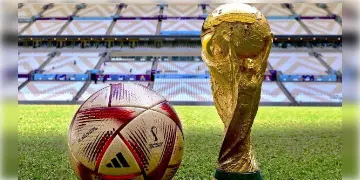 Read more about - 2026 FIFA World Cup | ইতিহাসের দীর্ঘতম ফিফা বিশ্বকাপ শুরু হবে আর দুবছর পর! প্রকাশ্যে এলো ২০২৬ ফিফা বিশ্বকাপের দিনক্ষণ! বিশ্বকাপের মাঠে নামতে কোথায় রয়েছে ভারত?