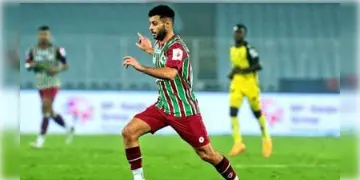 Read more about - এটিকে মোহনবাগান আইএস জয়ের সরণিতে ফিরলো , হায়দরাবাদ এফসি হুগোর গোলে পরাস্ত