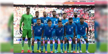 Read more about - Indian Football Team | FIFAর ক্রমতালিকায় ১২৭ নম্বরে ভারত! দুর্দশা ঘোচাতেই ২০৩১ সালে এশিয়ান কাপ আয়োজন করতে চায় দেশ?