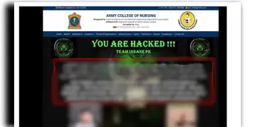 Read more about - Army Nursing College | সেনা নার্সিং কলেজের ওয়েবসাইট হ্যাক করল পাকিস্তানের হ্যাকাররা! লেখা হলো জ্বালাময়ী বক্তব্যও!