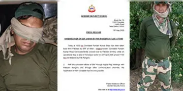 Read more about - BSF Jawan Released | BSF জওয়ান পূর্ণম কুমার সাউকে মুক্তি দিল পাকিস্তান! ২৩ দিন পর দেশে ফিরলেন BSF পূর্ণম!